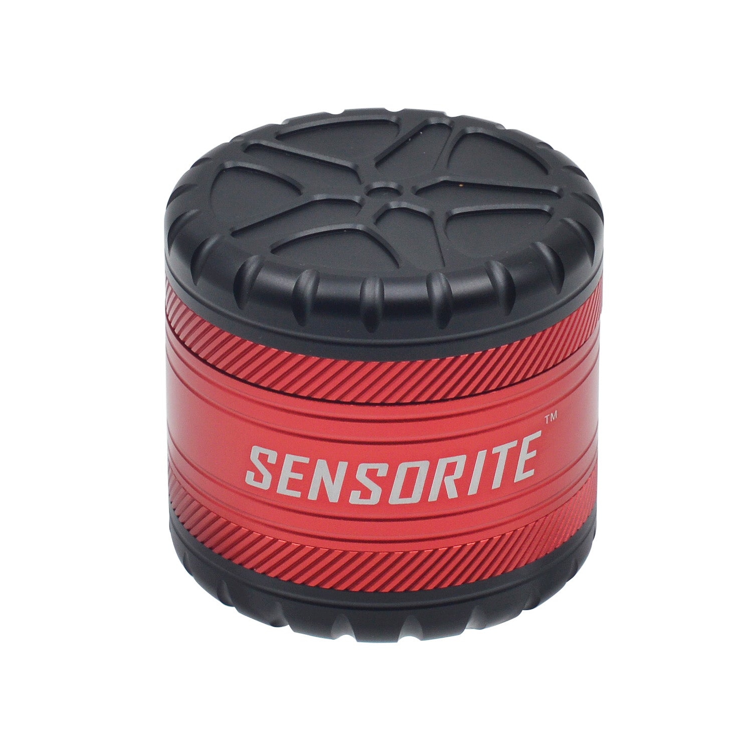 SENSORITE 5 Parts Aluminum Grinder With 6-Blade Tooth & Unique Wheel Shape Design - Sensorite
